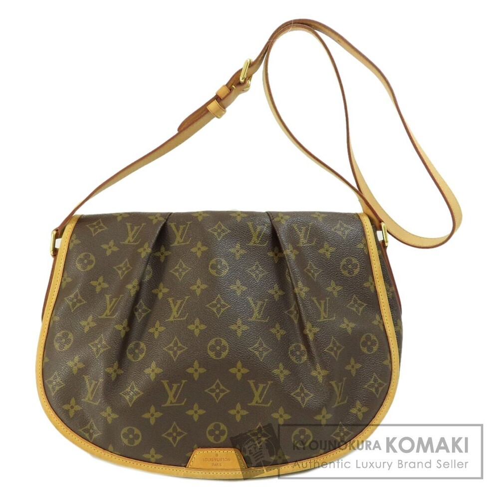 Louis Vuitton Menilmontant Monogram Shoulder Bag Canvas